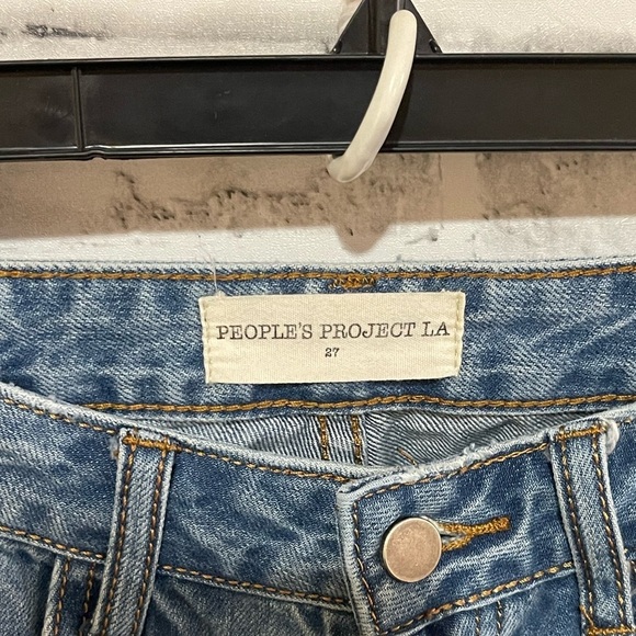 Women’s People’s Project LA distressed medium wash jeans- size 27 - Picture 3 of 4